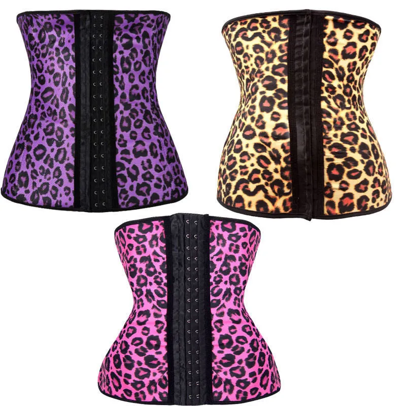 2016 Hot Body Shapers Latex Waist Cincher Waist Trainer Corsets Underbust Waist Corsets 9 Steel Bones Slim Belt Fajas Plus Size