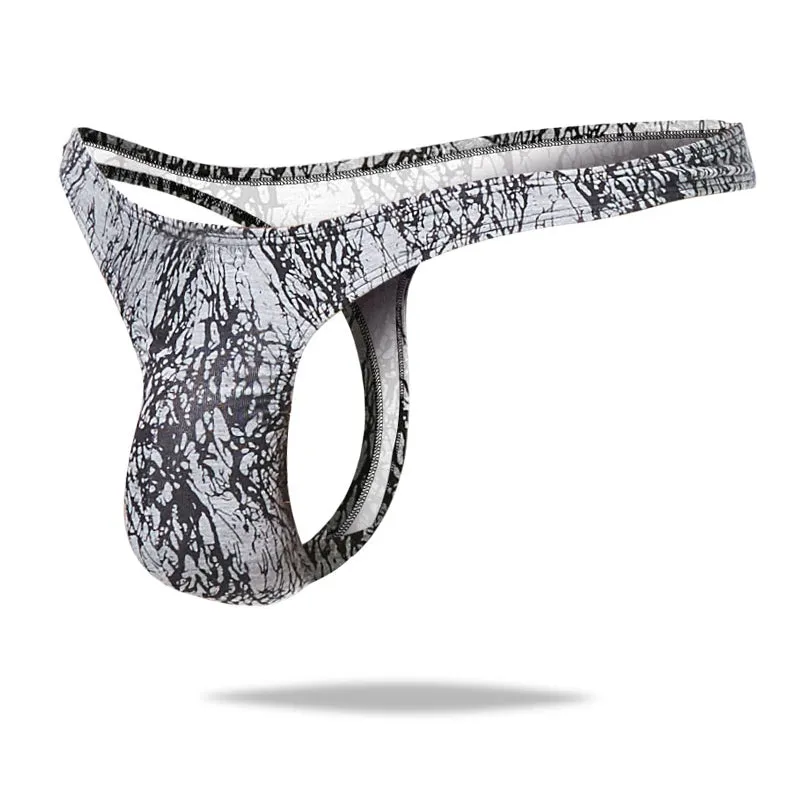 2020 Newest Top Viscose Sexy Leopard Men's Thong