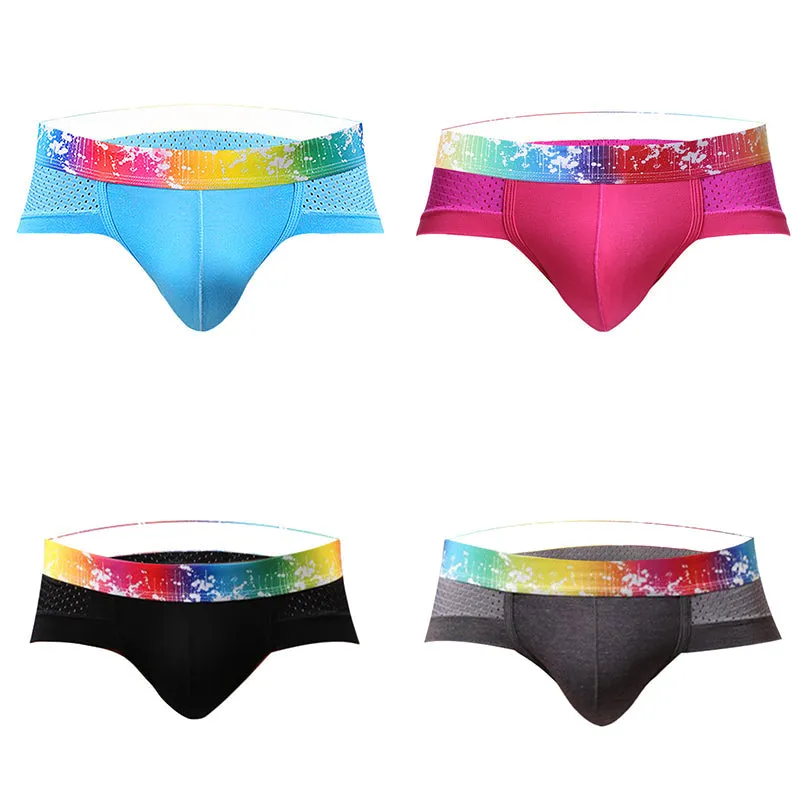 4 Pack Breathable Modal U-convex Pouch Briefs