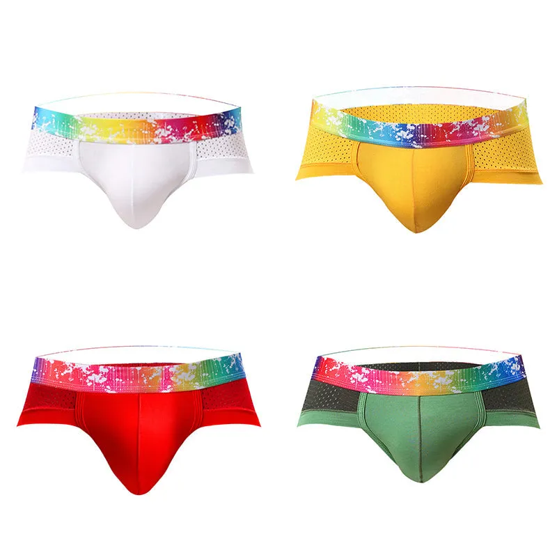 4 Pack Breathable Modal U-convex Pouch Briefs