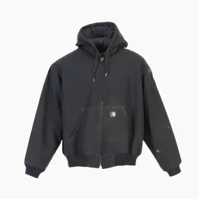 Active Hooded Jacket - Washed Black