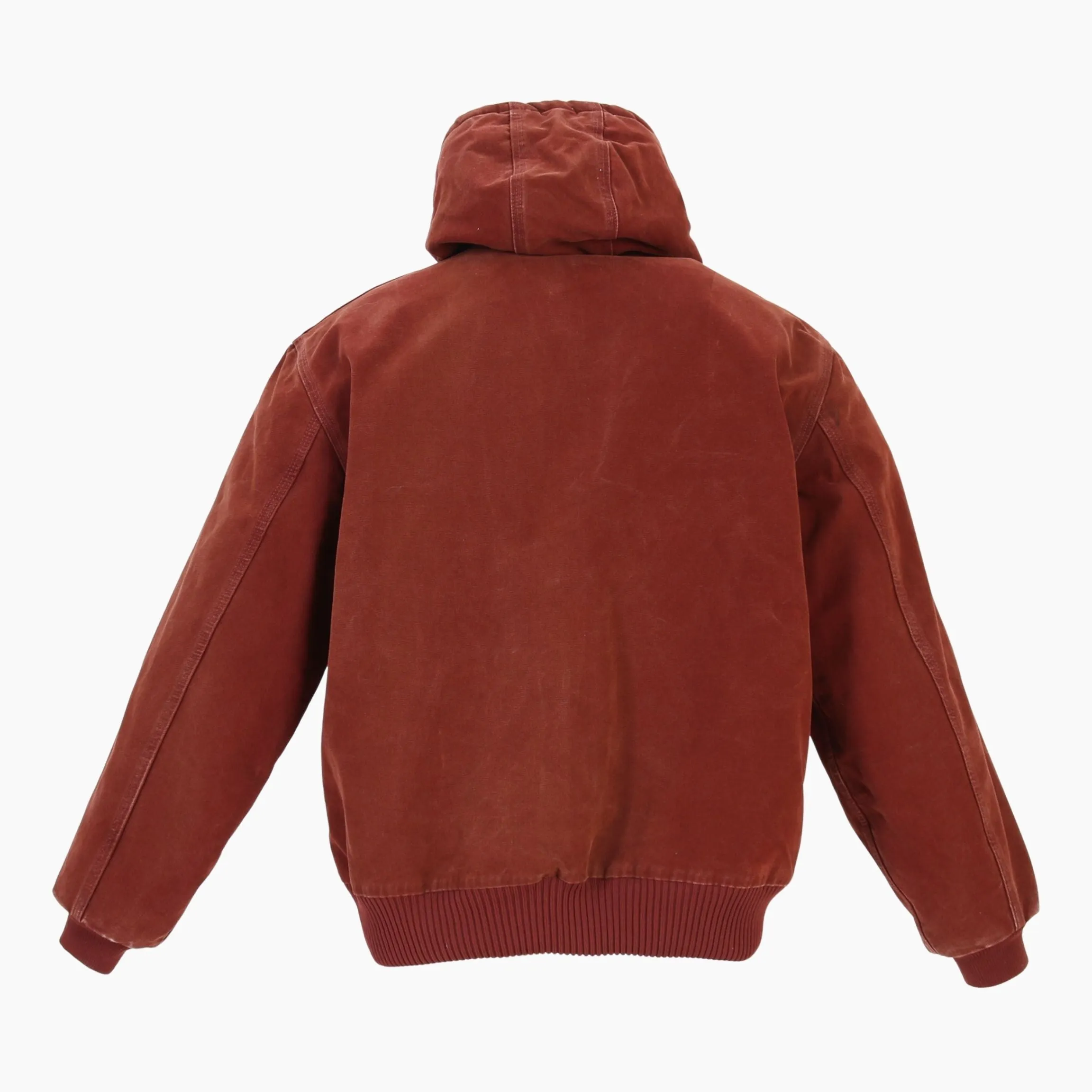 Active Hooded Jacket - Washed Maroon