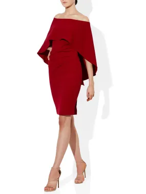 Aerin Red Crepe Dress