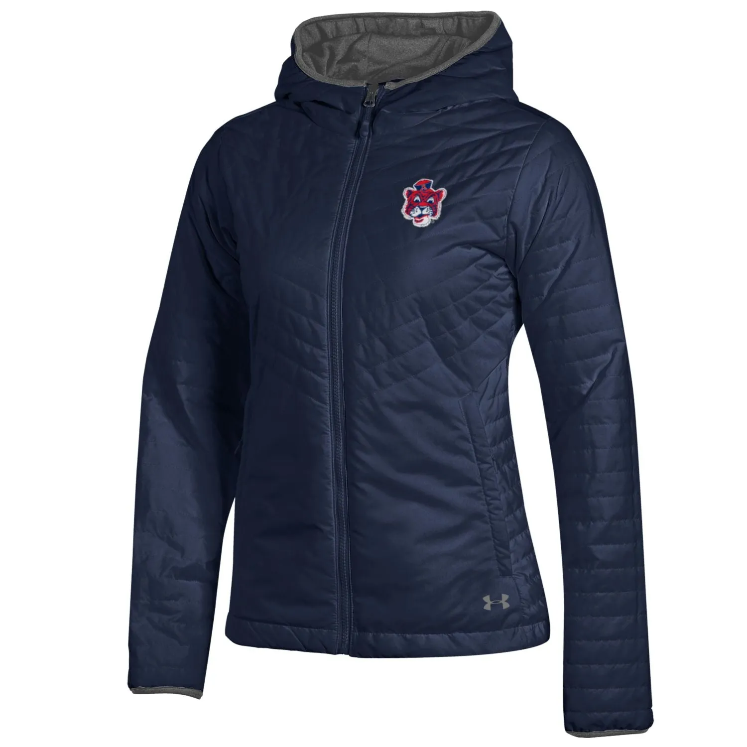 Auburn Tigers Under Armour WOMEN'S Midnight Navy Storm Lightweight Puffer Jacket