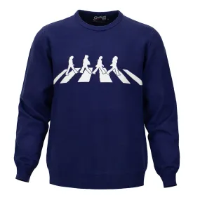 Beatles | Classic Sweater | Navy Abbey Road