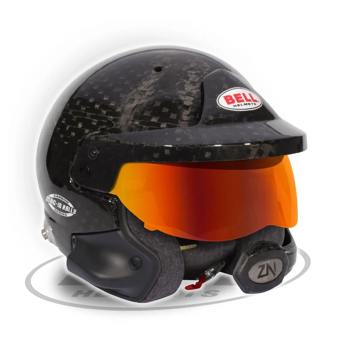 BELL 1245011 Racing helmet open face MAG-10 RALLY CARBON, FIA, carbon, 54 (7 1/8)