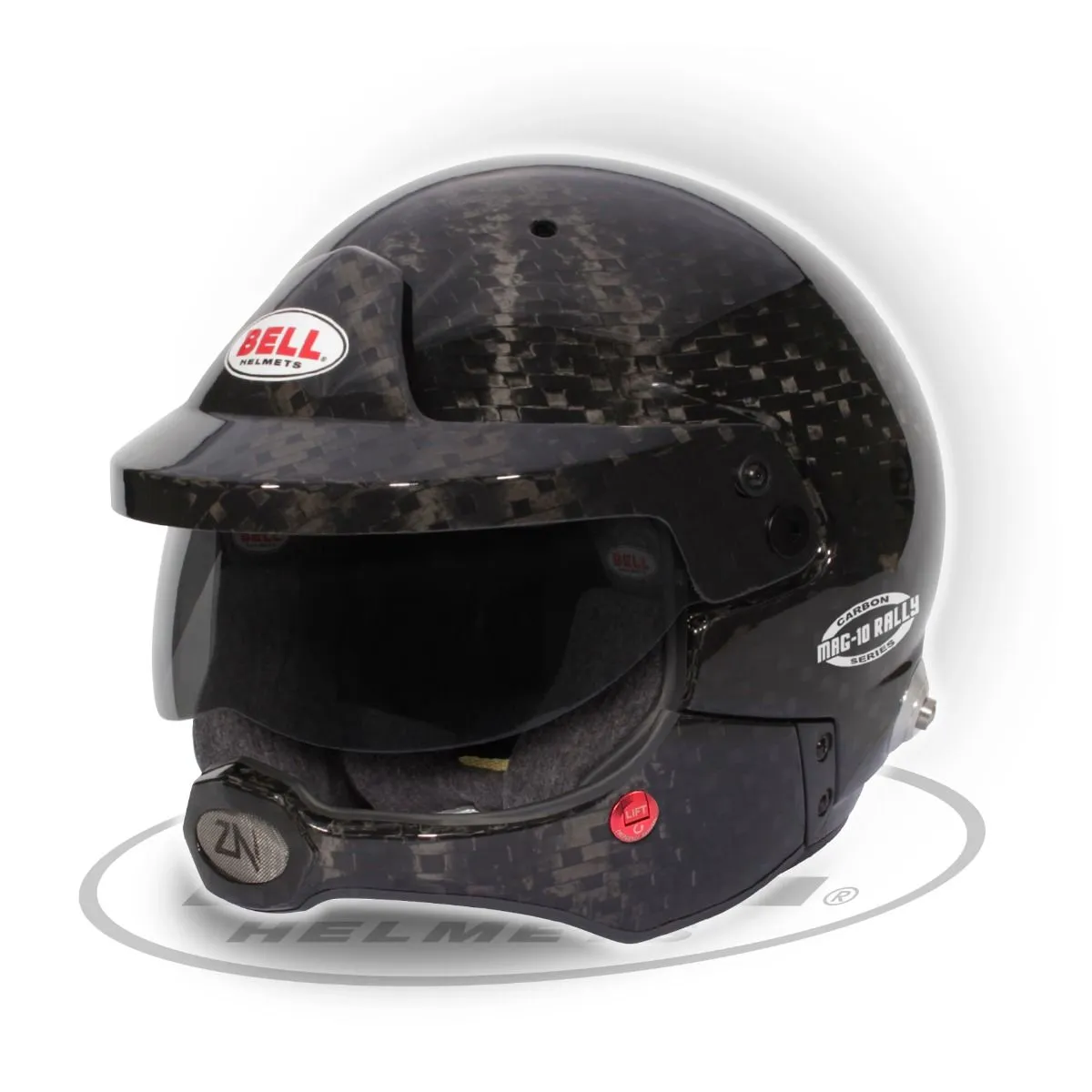 BELL 1245011 Racing helmet open face MAG-10 RALLY CARBON, FIA, carbon, 54 (7 1/8)