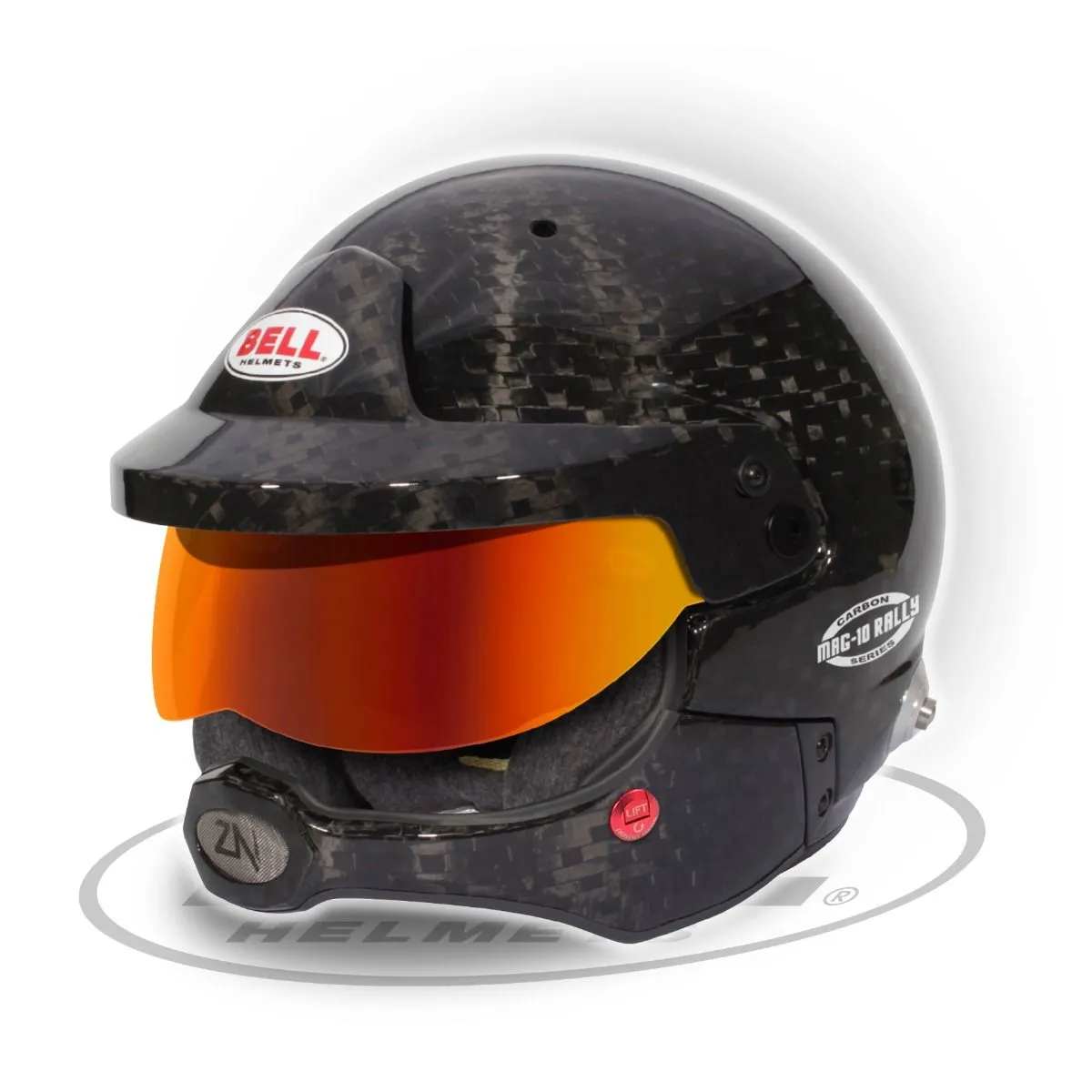 BELL 1245011 Racing helmet open face MAG-10 RALLY CARBON, FIA, carbon, 54 (7 1/8)