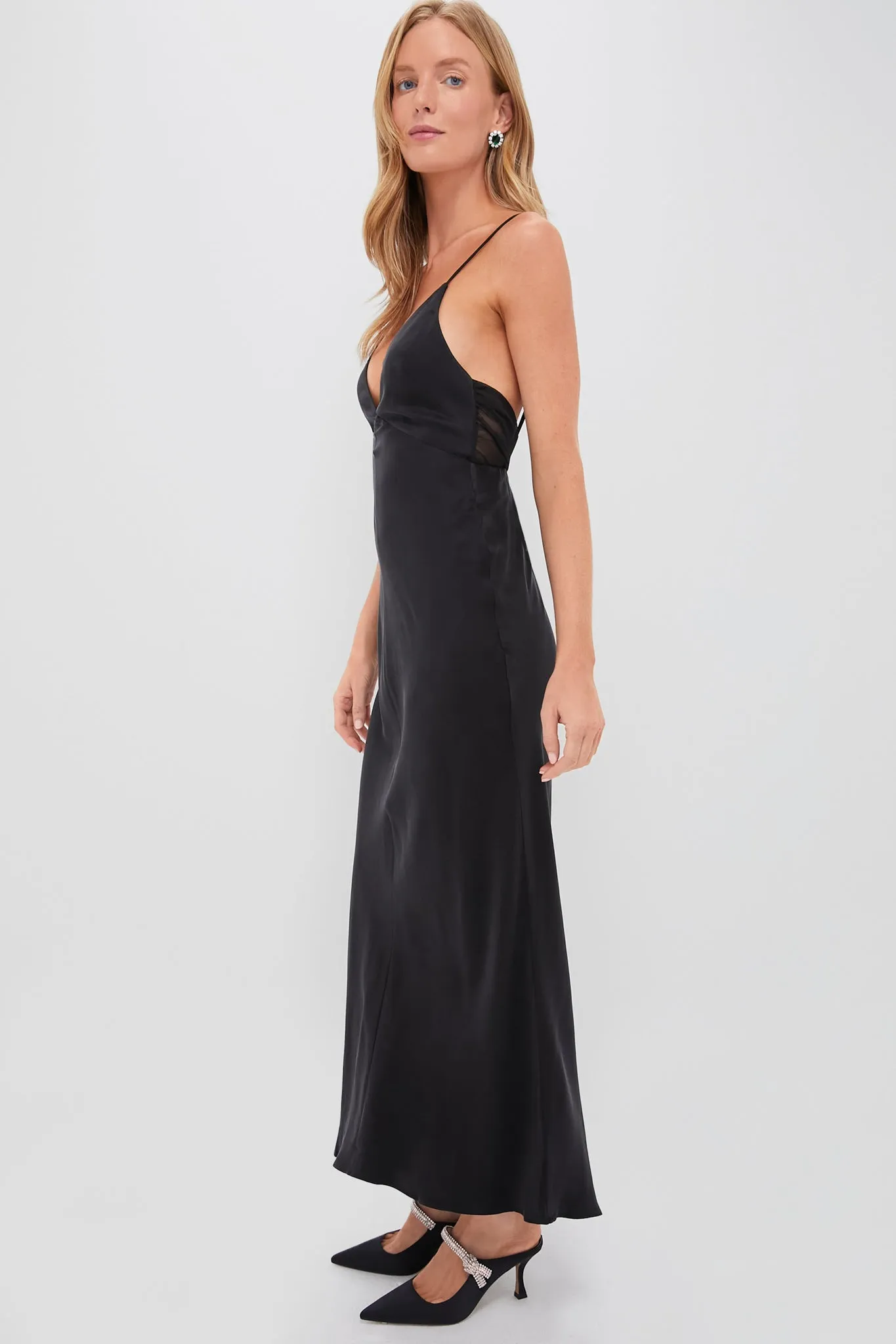 Black Ollie Maxi Dress