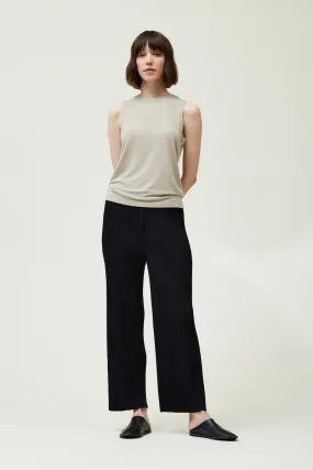 Black Pleated Pants