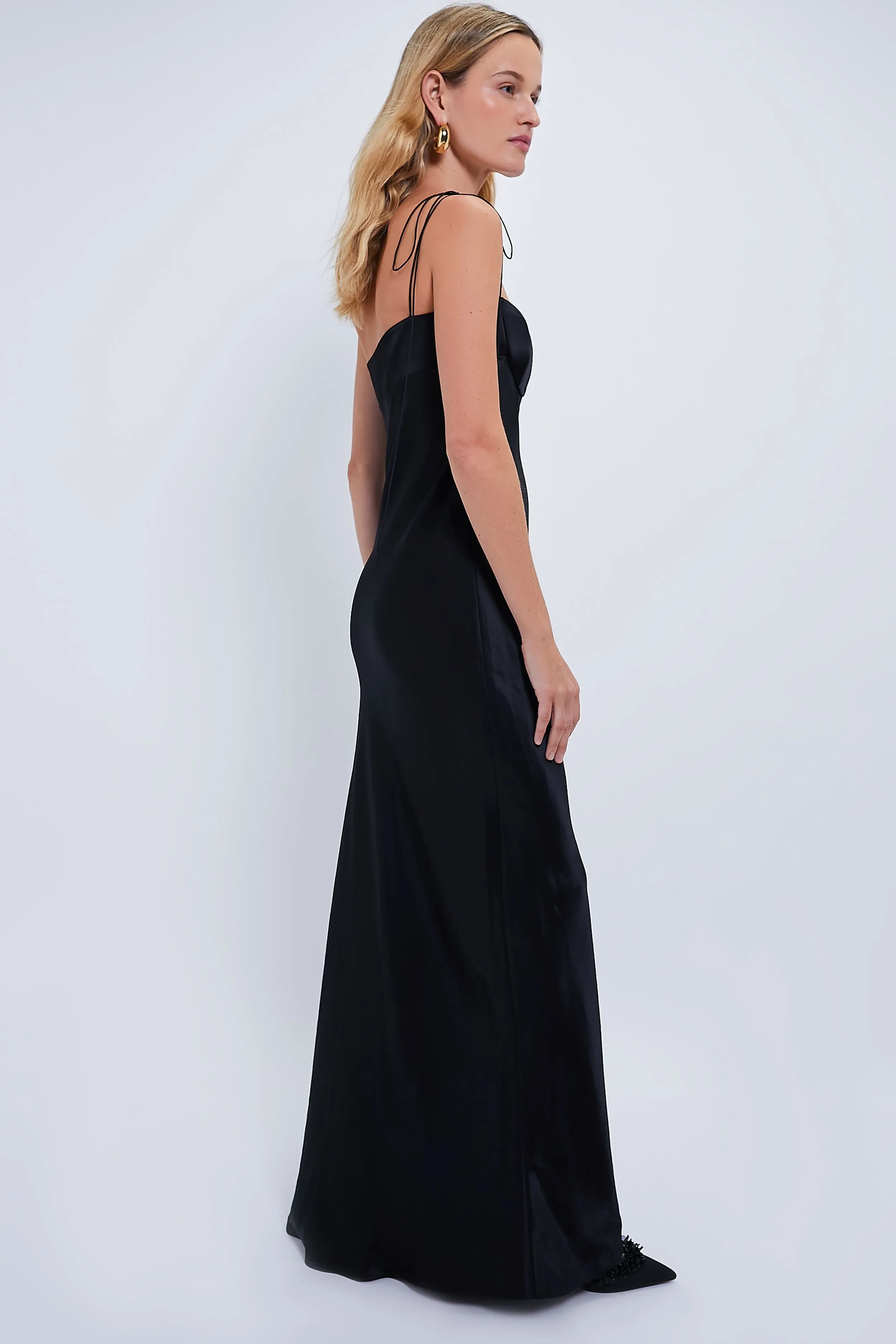 Black Tulip Maxi Dress