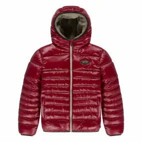 Children's Jacket Levi's Lined Mdwt Puffer J Rhythmic Dark Red