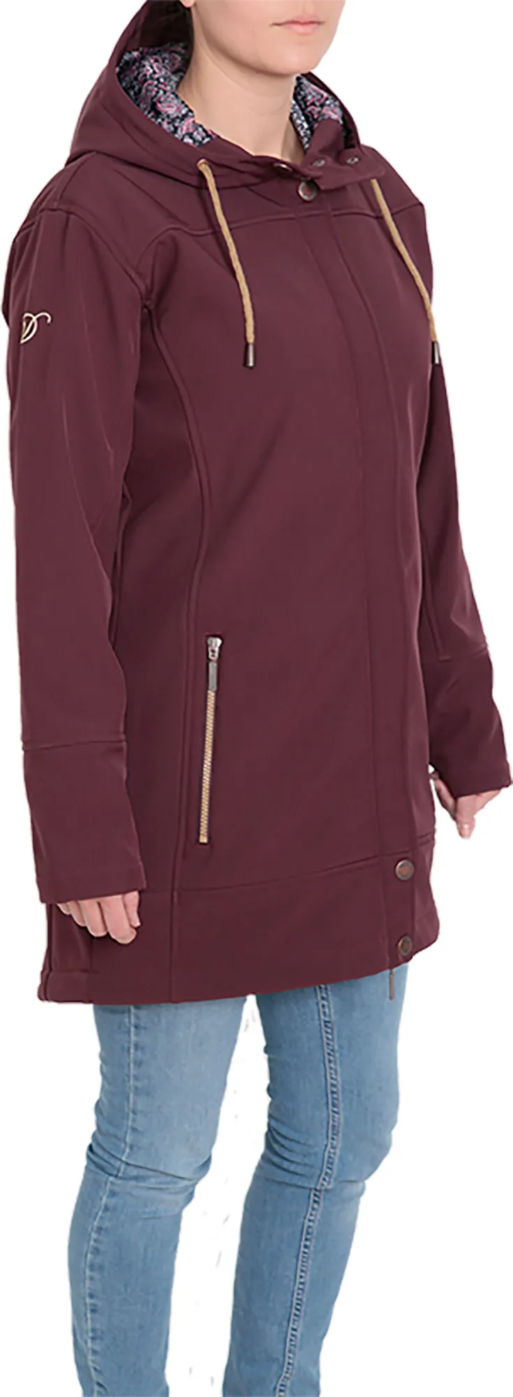 Dobsom Women&#x27;s Pompei Jacket Bordeaux | Buy Dobsom Women&#x27;s Pompei Jacket Bordeaux here | Outnorth