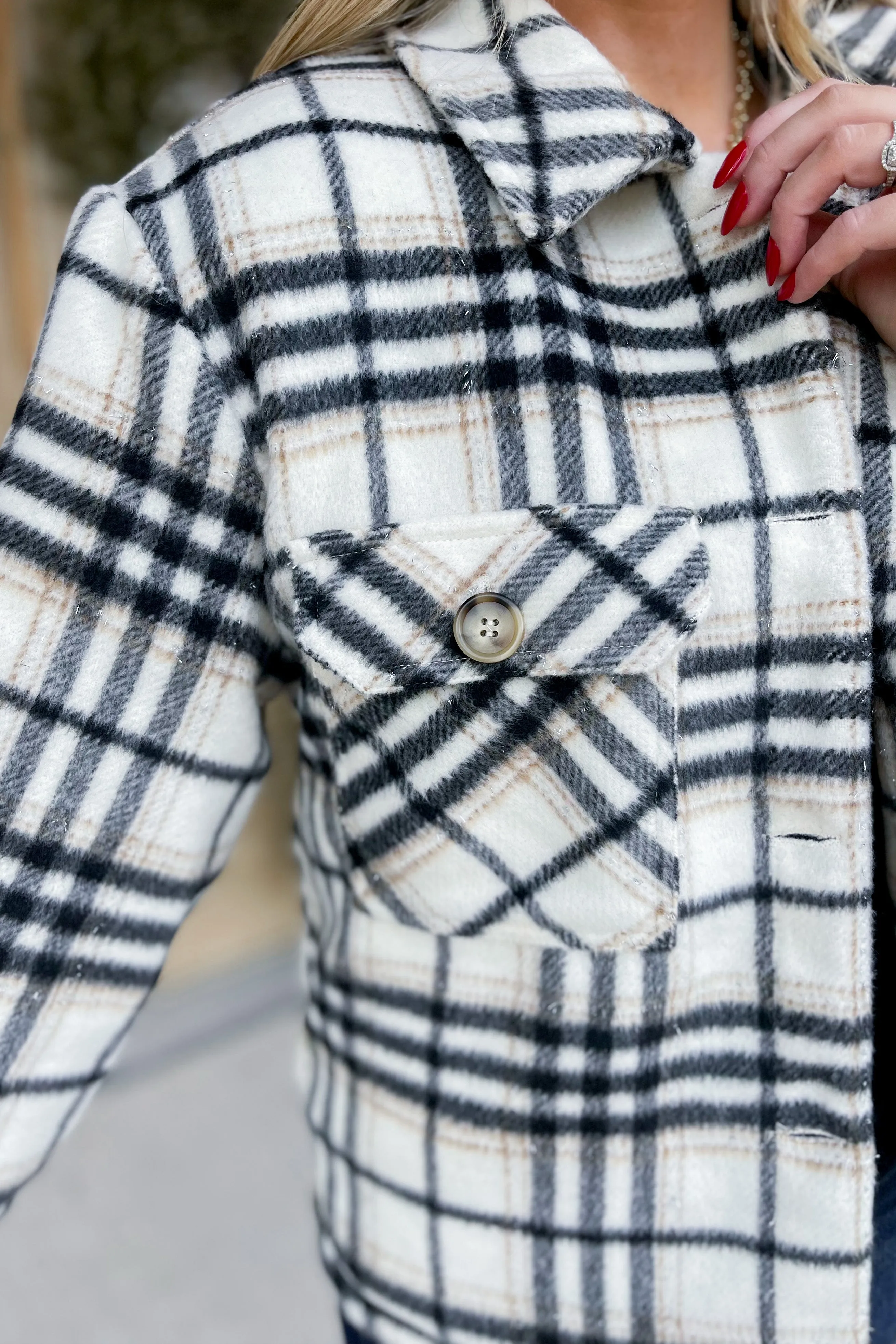 *DOORBUSTER* Bolton Long Sleeve Plaid Coat [S-3X]