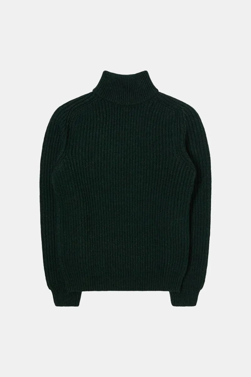 Edwin Roni High Collar Sweatshirt (Kombu Green)