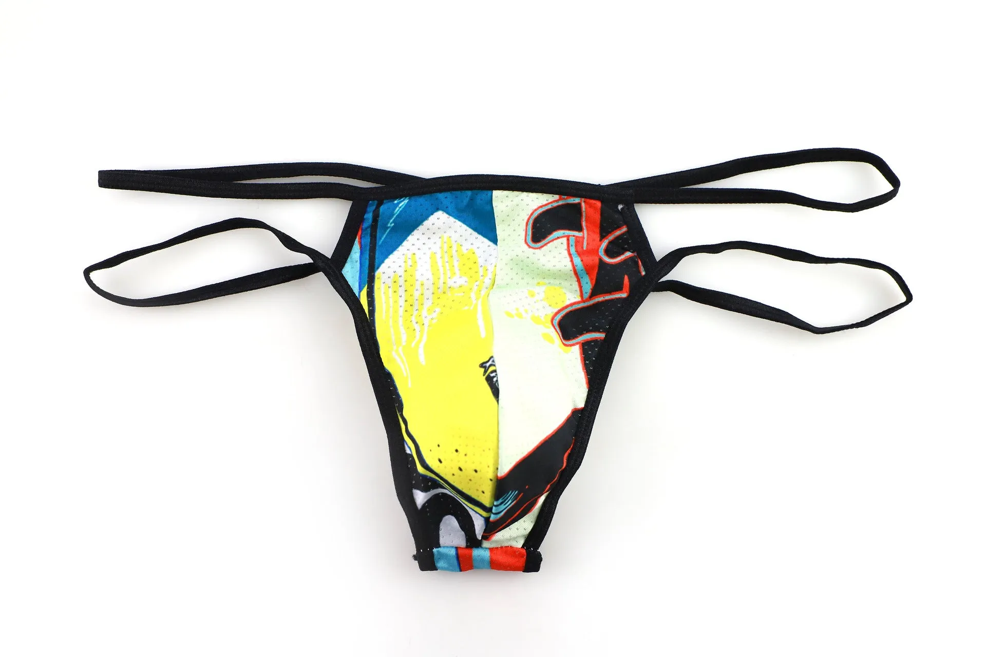 Fashion Sexy Printing Men's Thong