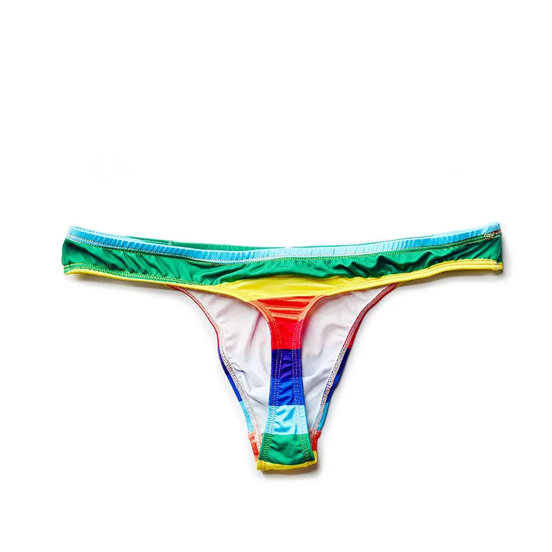 Fashion Sexy Rainbow Men's Thong