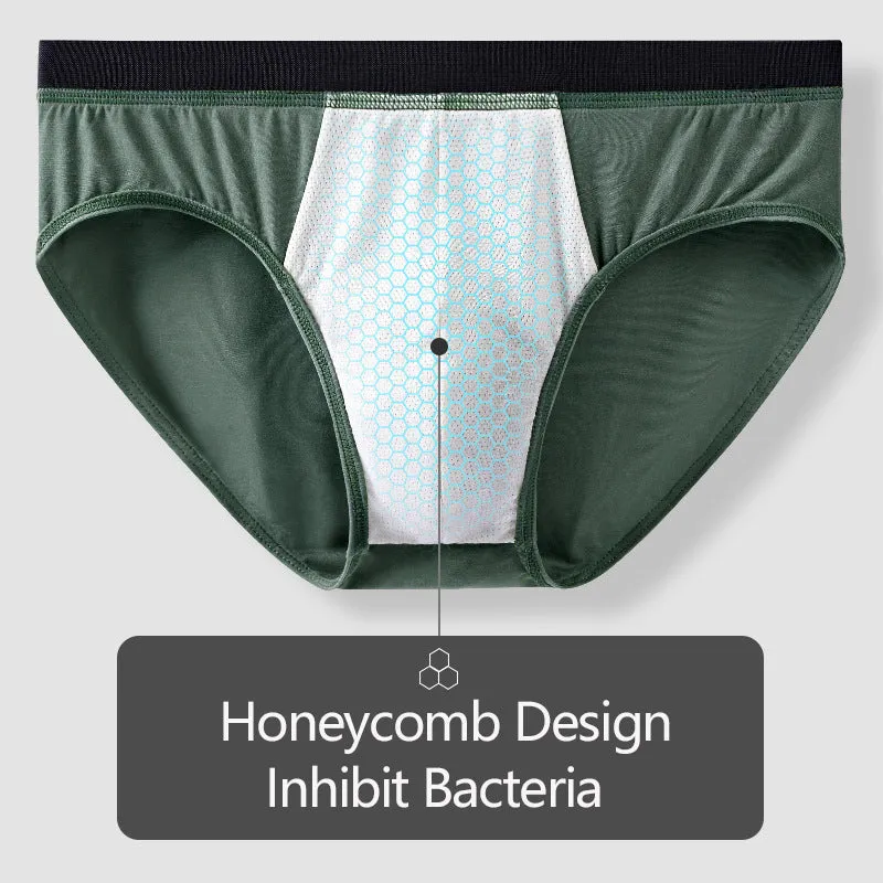 Fashion Simple Crotch Bacteriostatic Men's Briefs