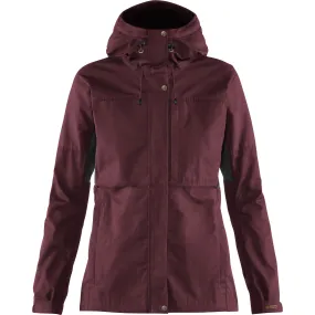 Fjällräven Women&#x27;s Kaipak Jacket Dark Garnet/Dark Grey | Buy Fjällräven Women&#x27;s Kaipak Jacket Dark Garnet/Dark Grey here | Outnorth