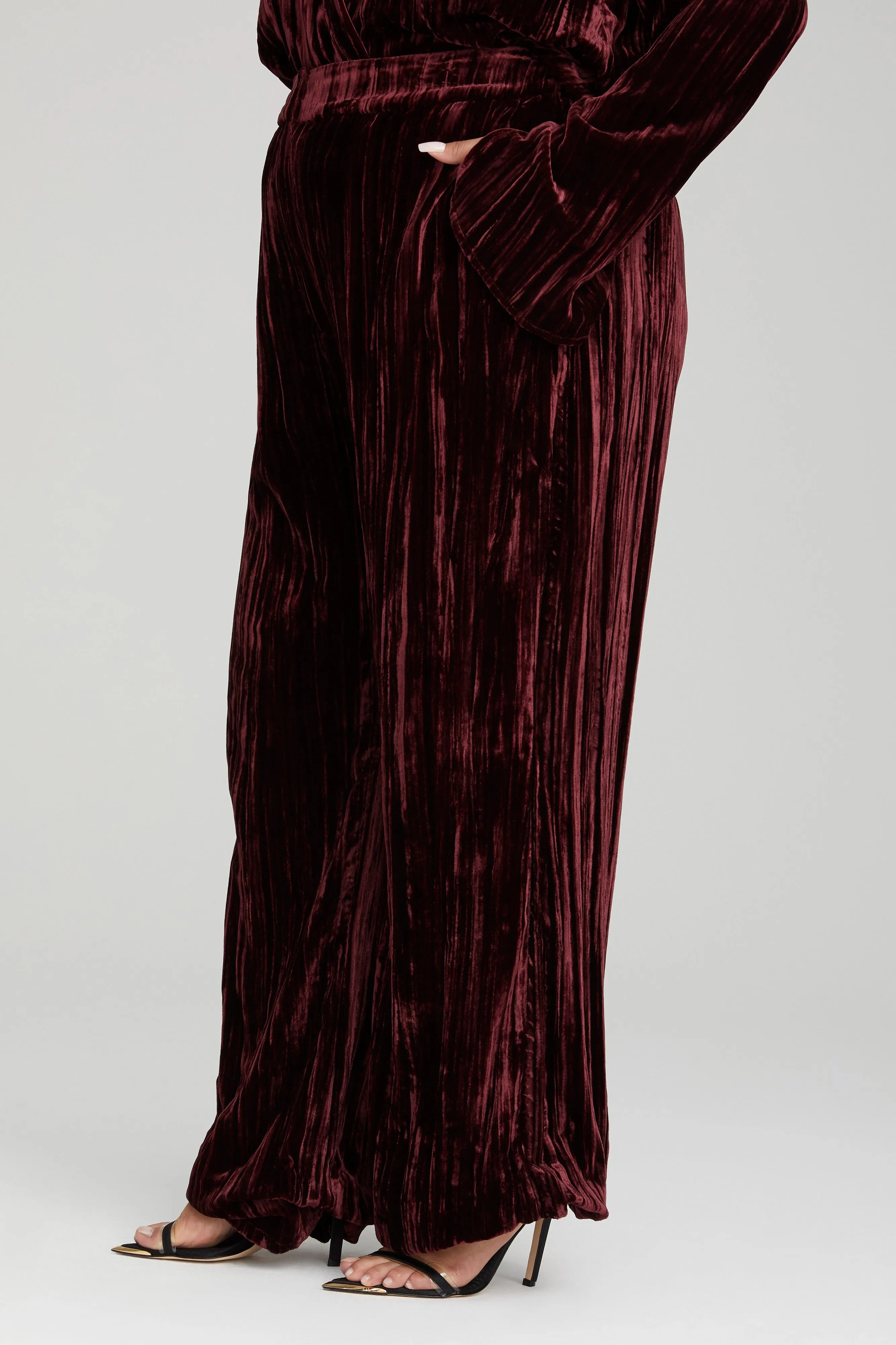 FLARE VELVET PANT | PORT001