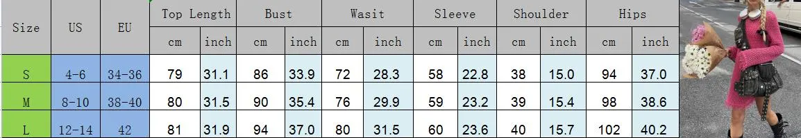 Girlary 00s Retro Knitted Hollow Out Dress Y2K Aesthetic Tassel Hem Long Sleeve Dress Women Beach Cocktail Party Streetwear