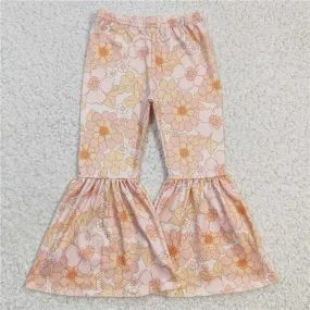 girls florals bell bottoms P0054