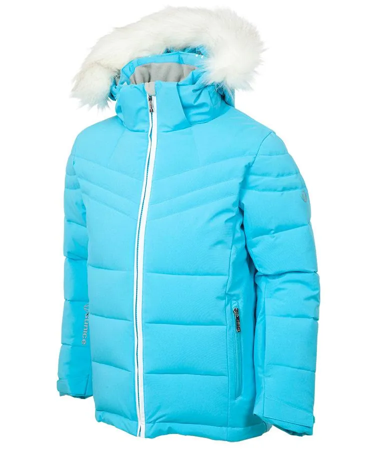 Girls' Sage Waterproof Insulated Stretch Jacket With Detachable Faux Fur Ruff