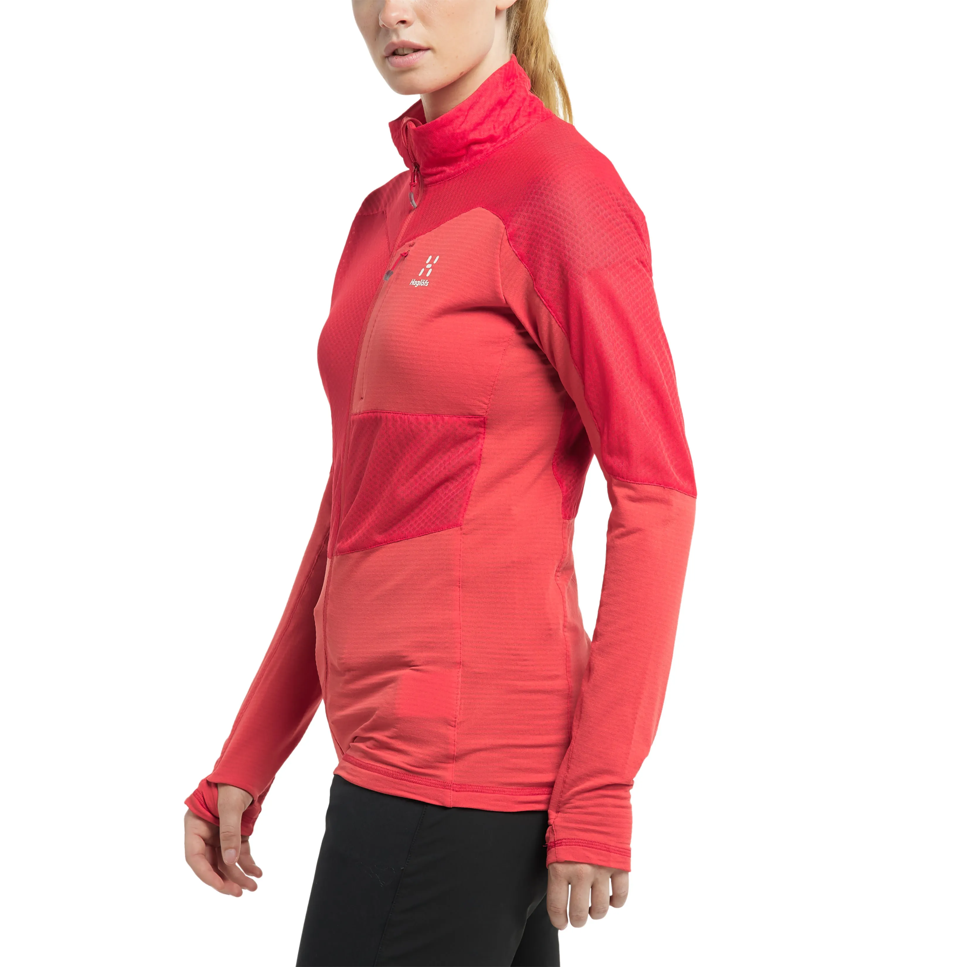 Haglöfs Sirro Mid Jacket Women Hibiscus Red  | Buy Haglöfs Sirro Mid Jacket Women Hibiscus Red  here | Outnorth