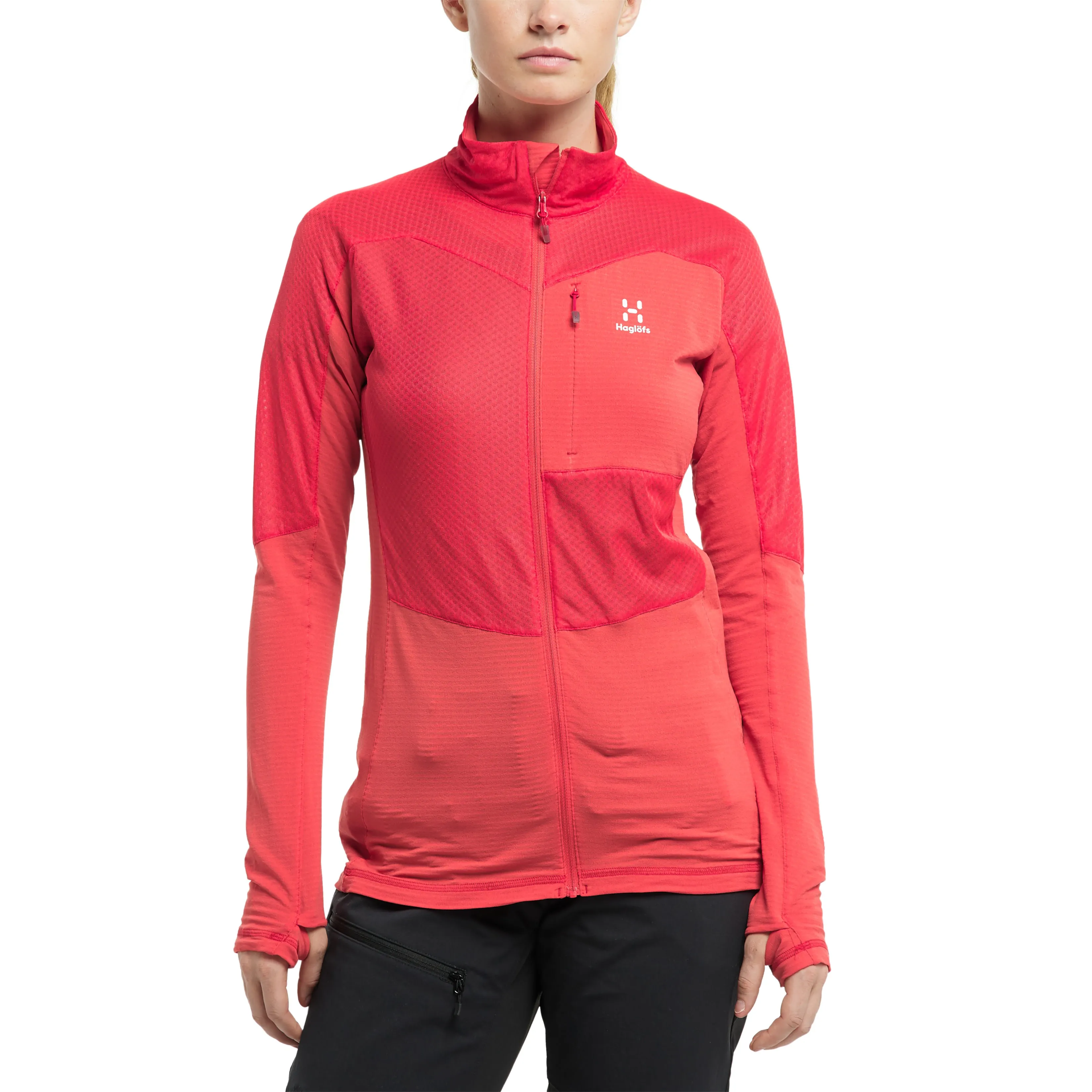 Haglöfs Sirro Mid Jacket Women Hibiscus Red  | Buy Haglöfs Sirro Mid Jacket Women Hibiscus Red  here | Outnorth