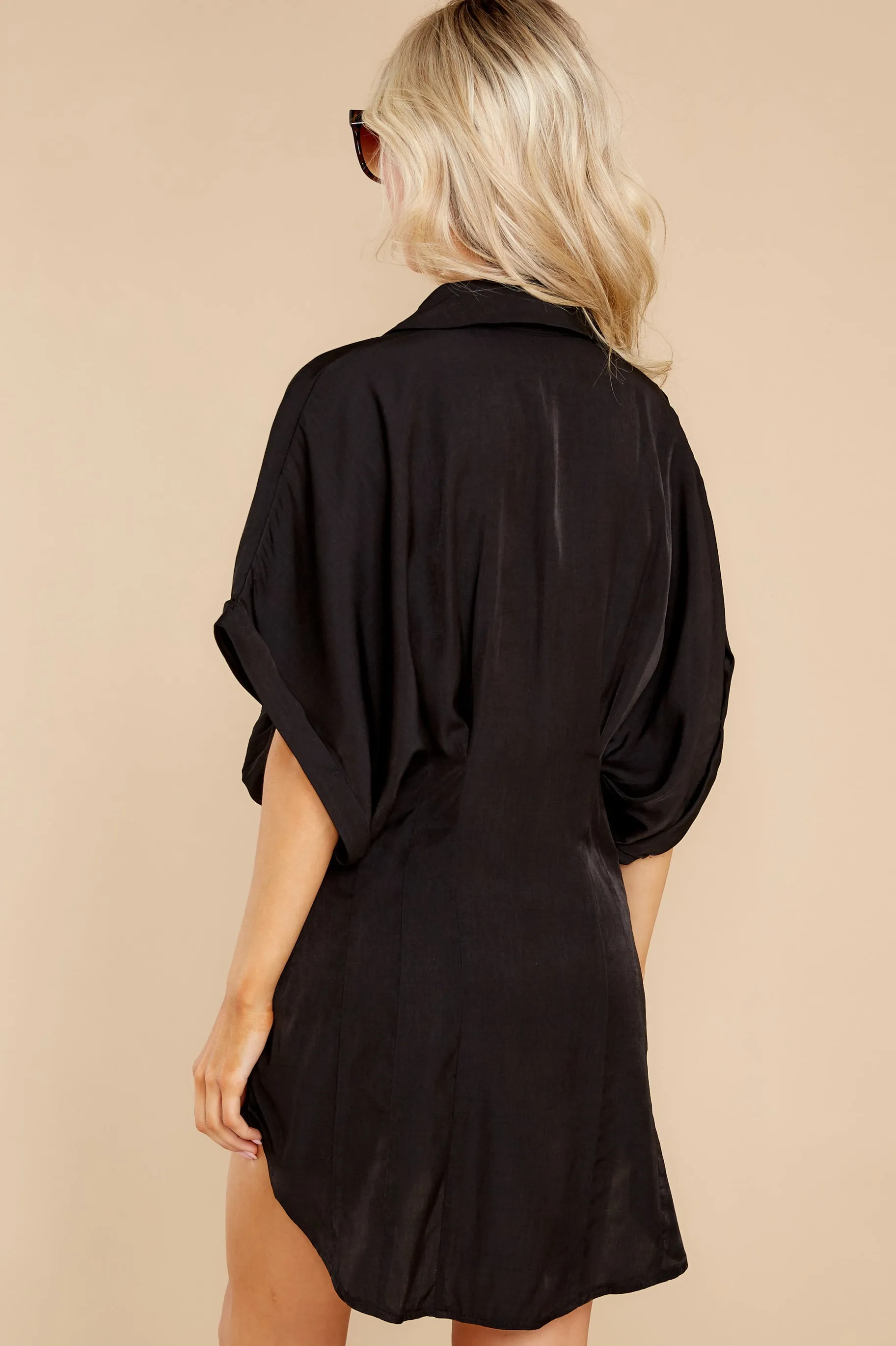 Hit Or Miss Black Tunic Shirt Dress