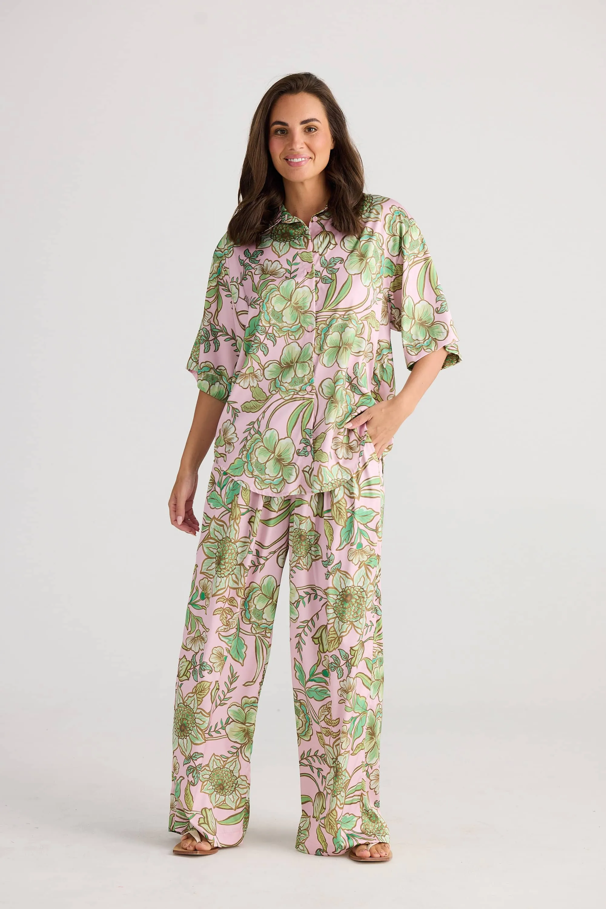 Holiday Playa Pants - Columbian Floral