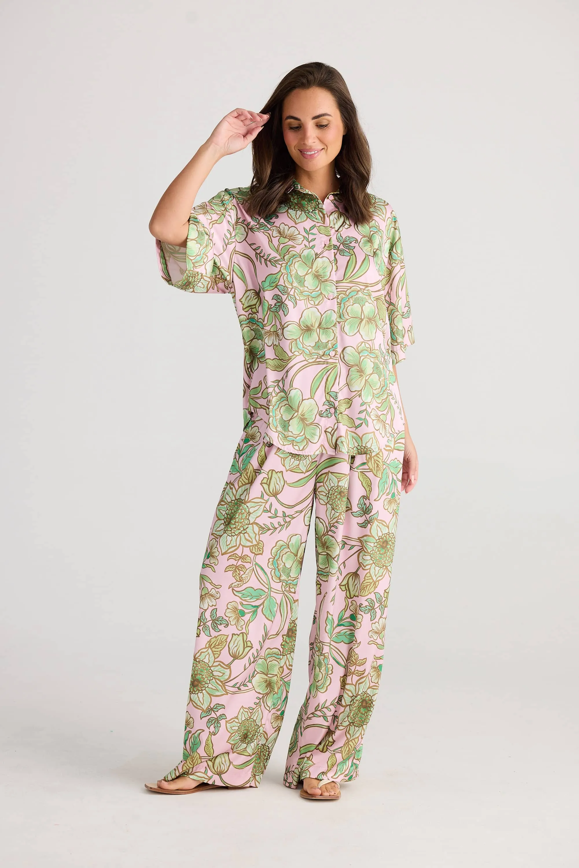 Holiday Playa Pants - Columbian Floral