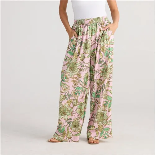 Holiday Playa Pants - Columbian Floral