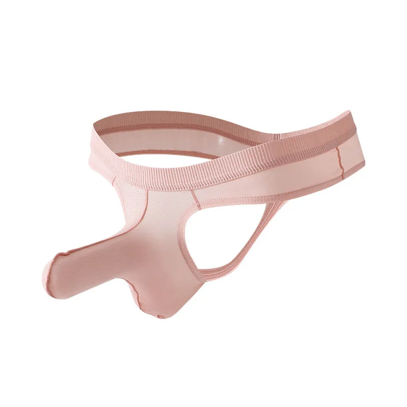 Ice Silk Sensual Separate Design Men’s Thong