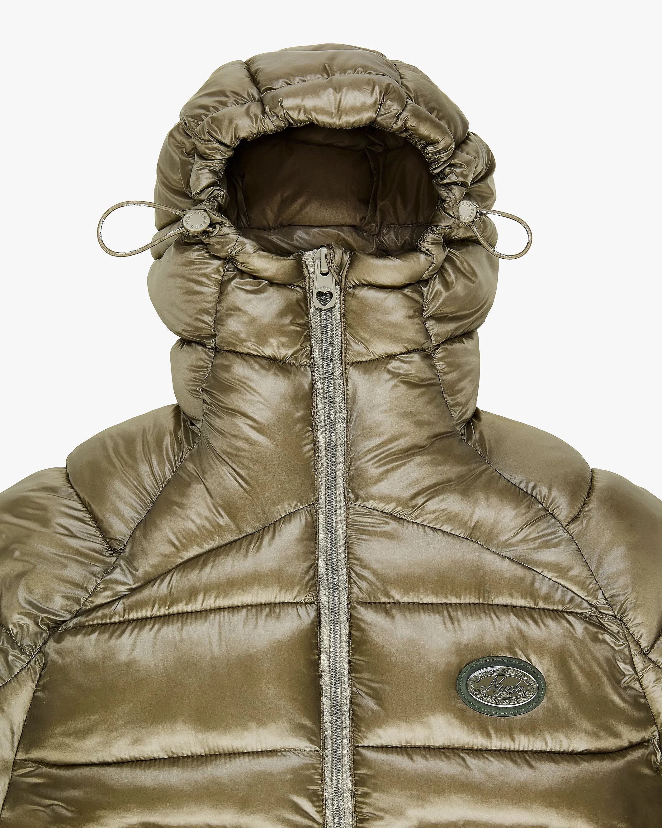 ICONIC PUFFER JACKET OLIVE GREEN