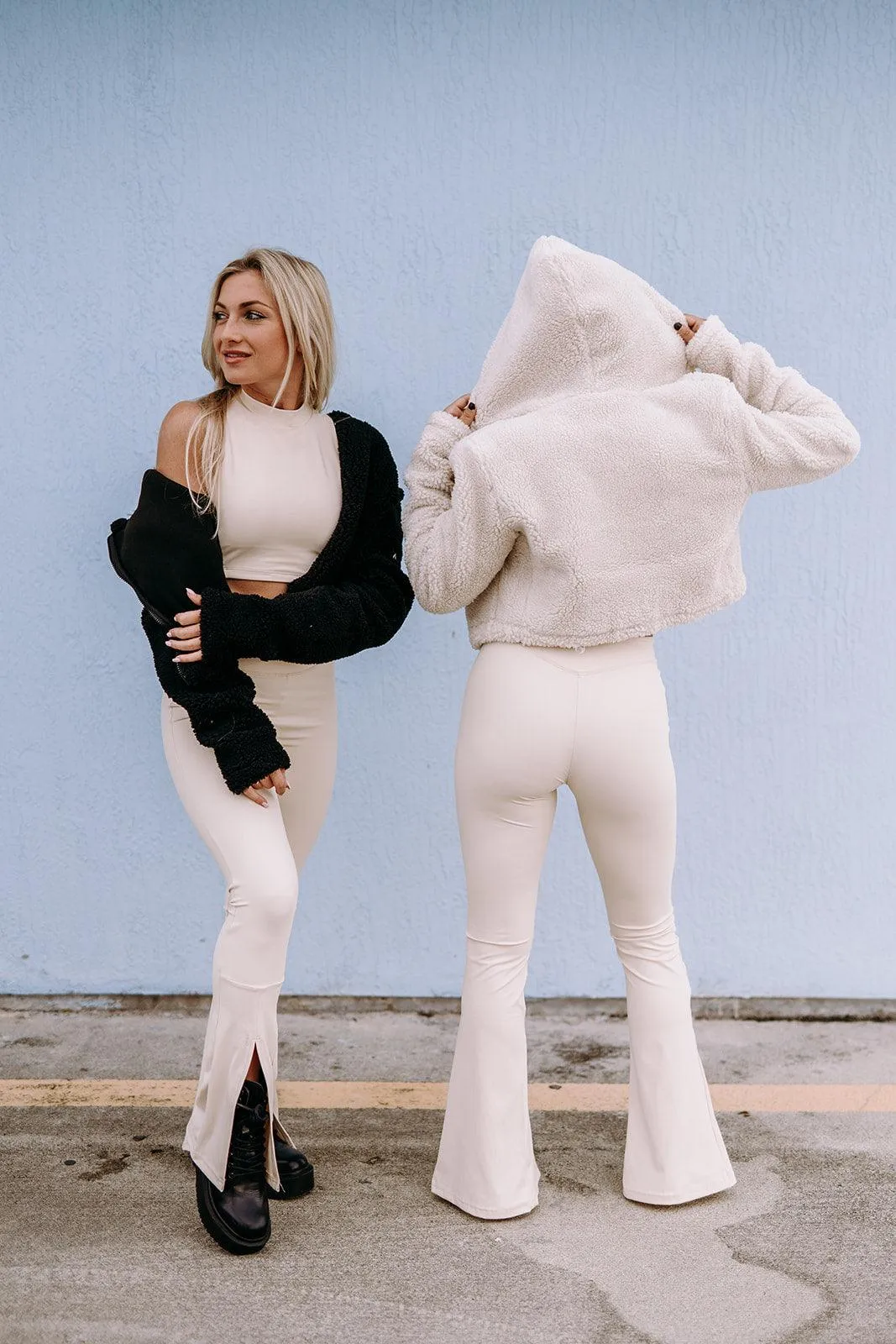 Ivory Flare Pants