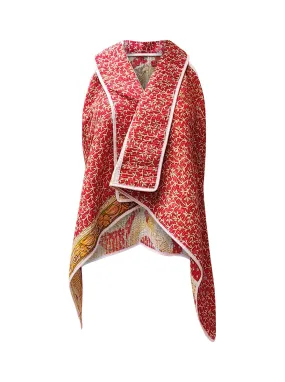 kantha vintage cape pinky