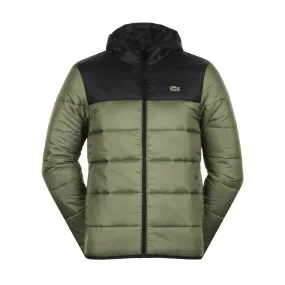 Lacoste Water Repellent Hooded Puffer Jacket