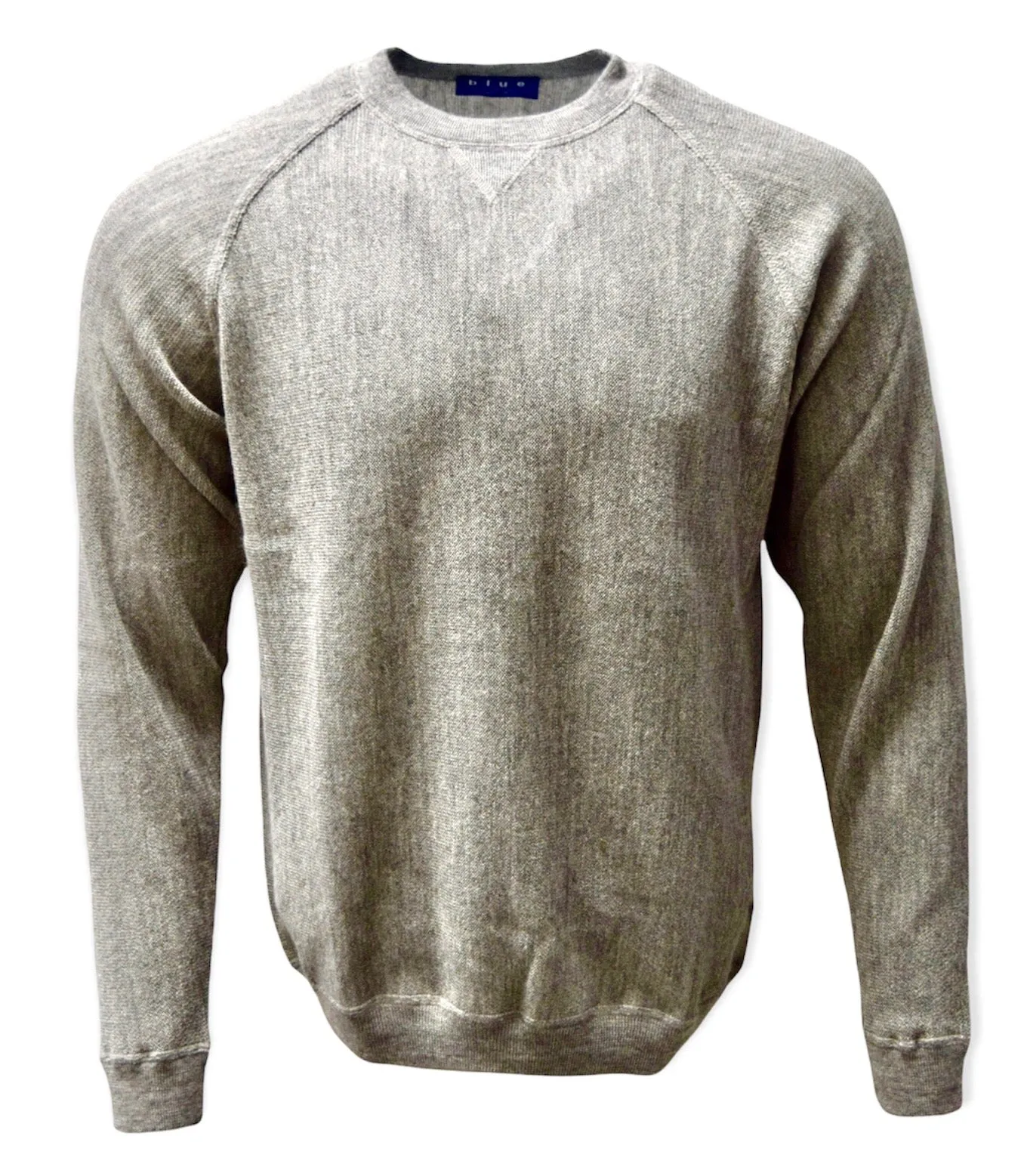 Men's Baby Alpaca Links Knit Sweatshirt