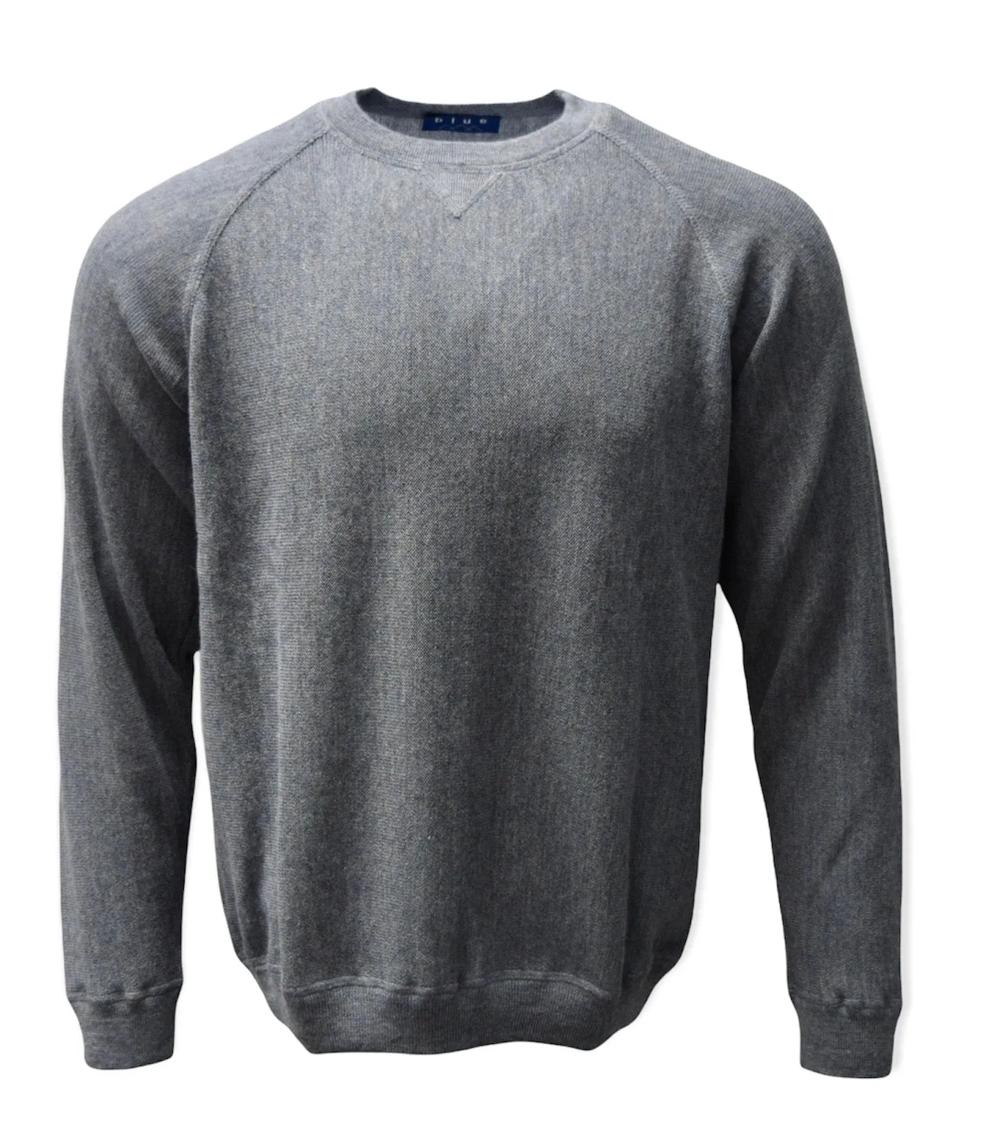 Men's Baby Alpaca Links Knit Sweatshirt