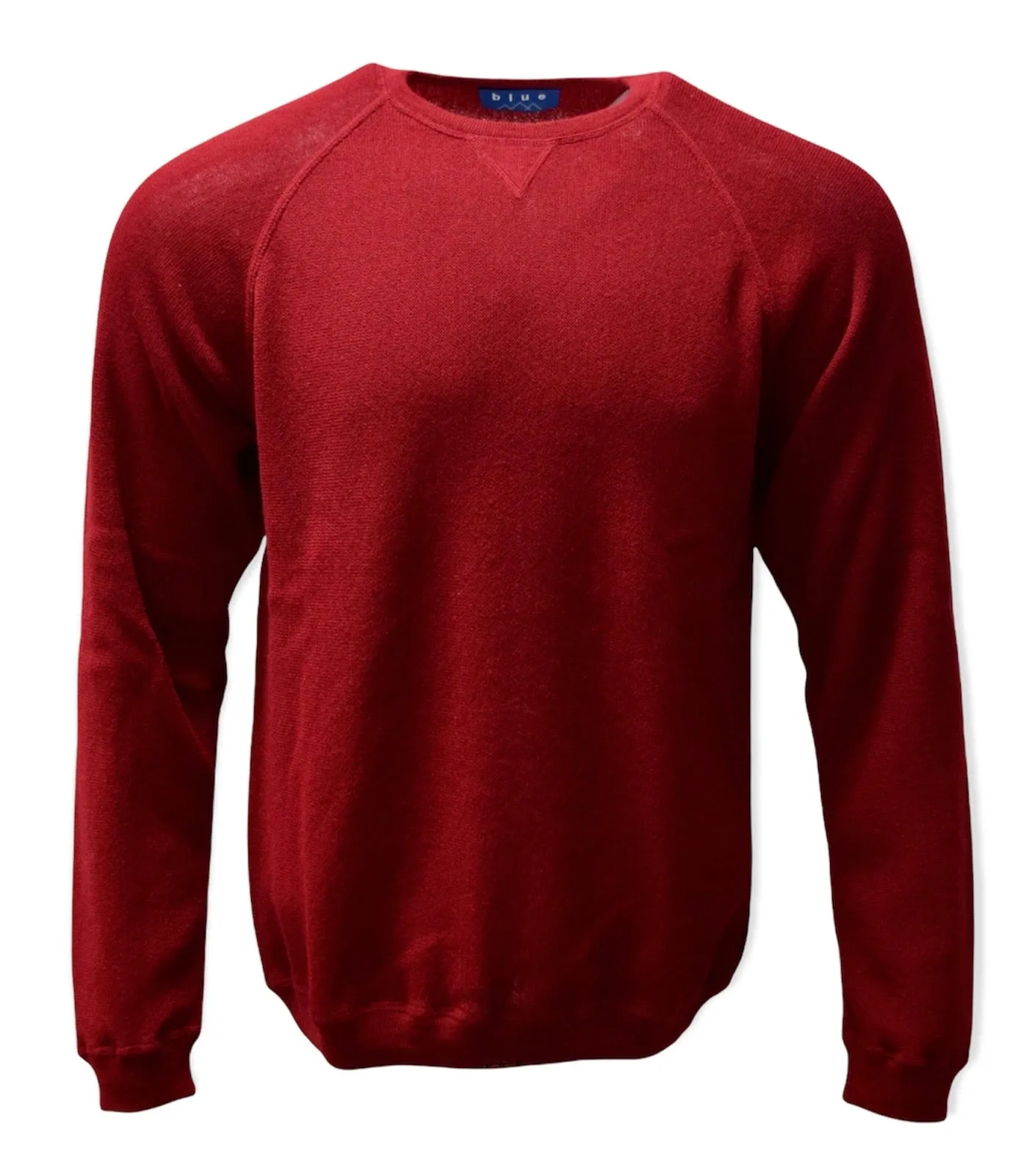 Men's Baby Alpaca Links Knit Sweatshirt