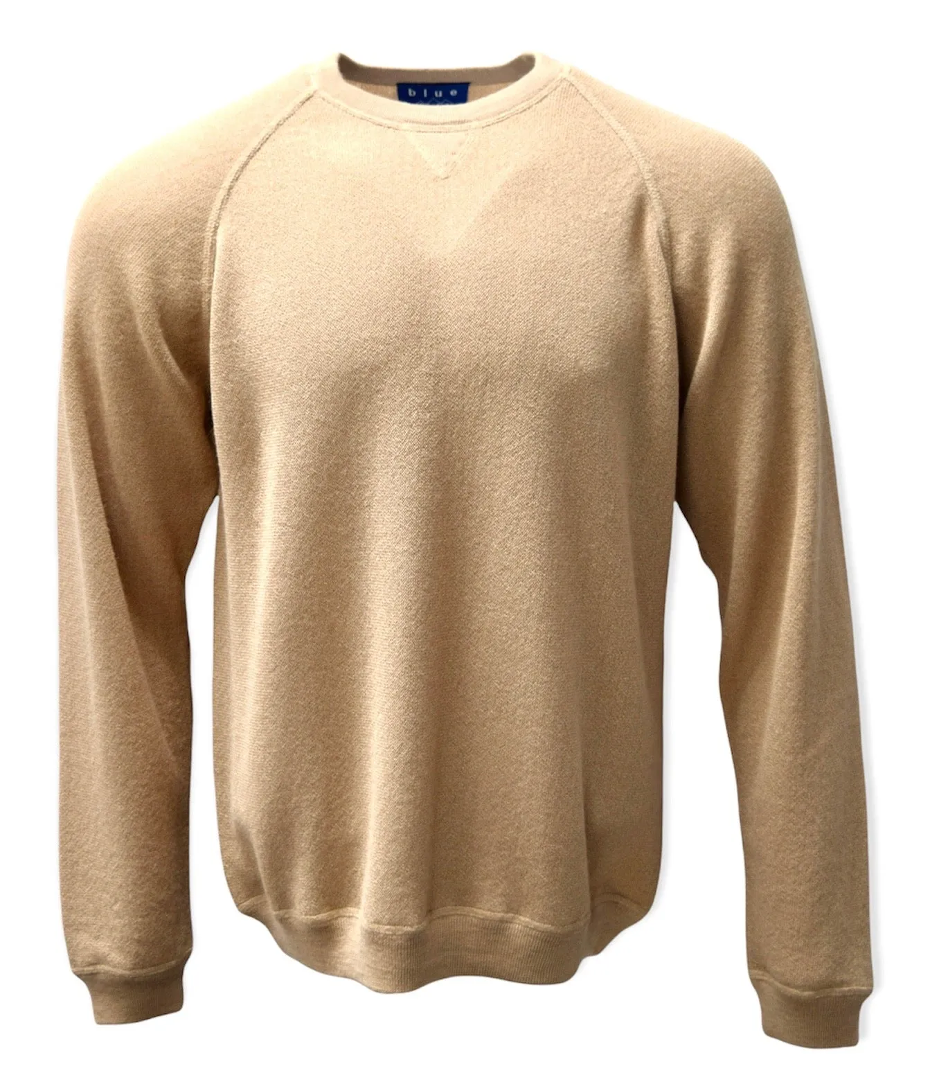 Men's Baby Alpaca Links Knit Sweatshirt