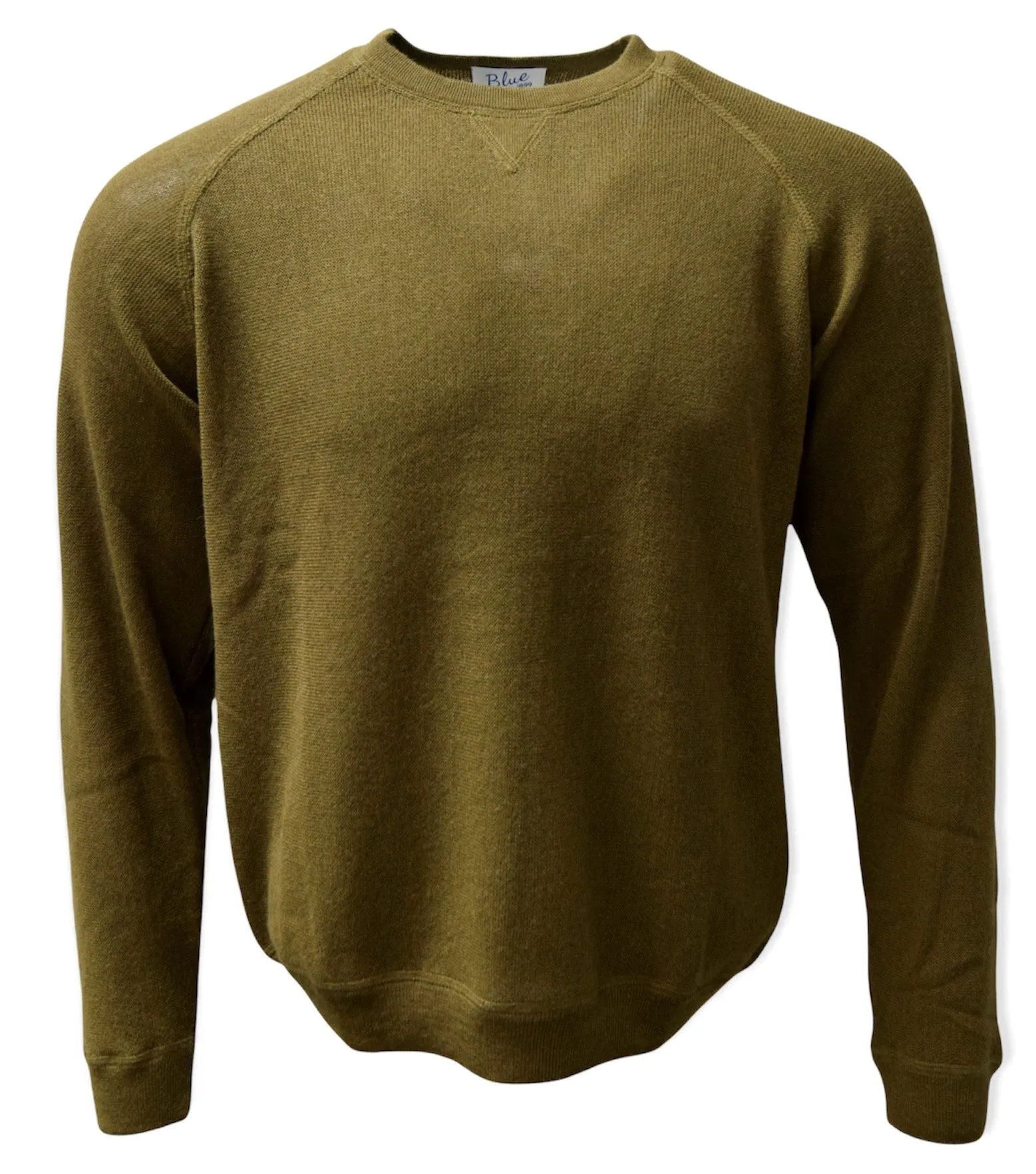 Men's Baby Alpaca Links Knit Sweatshirt