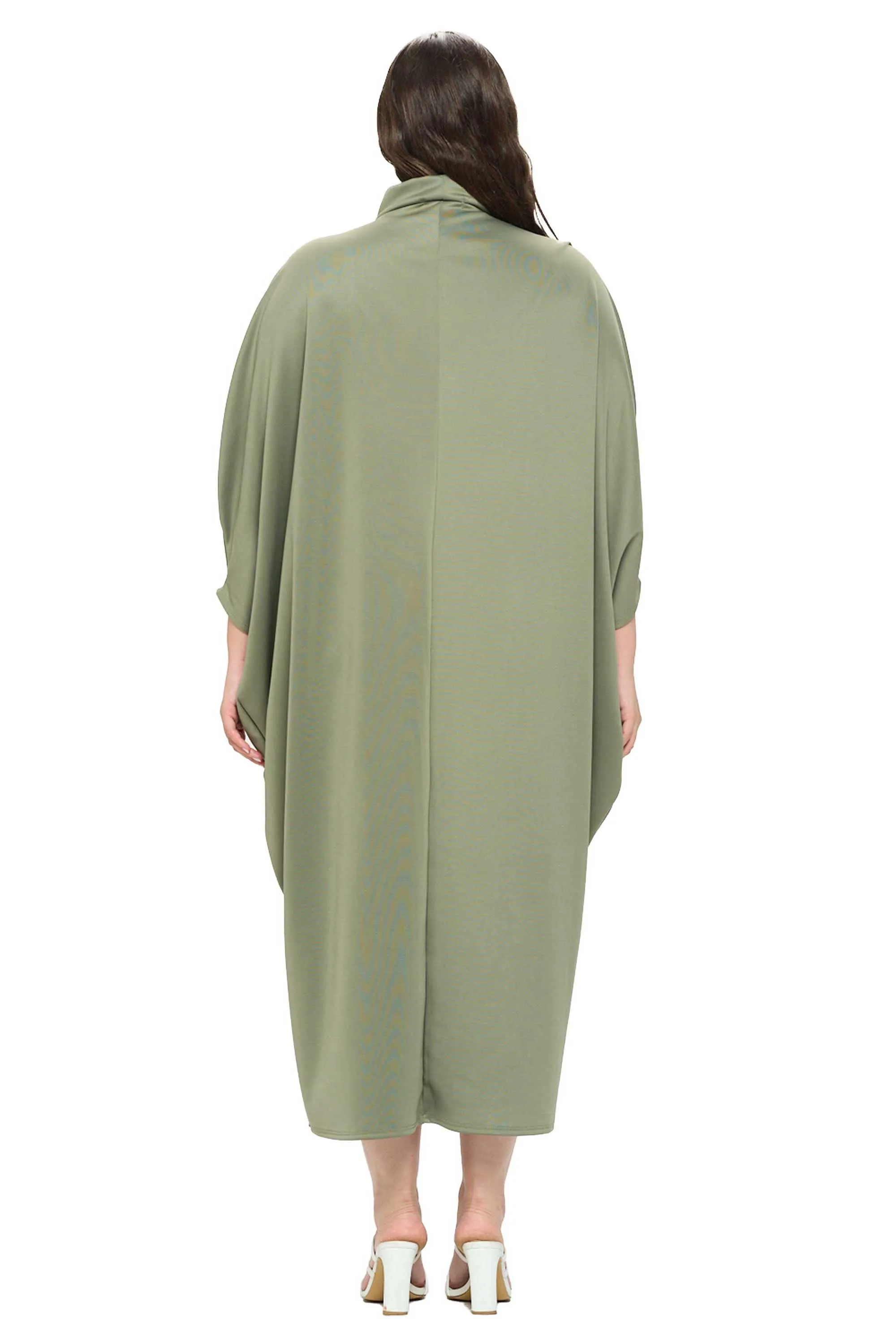 Potter Cape Kaftan Midi Dress