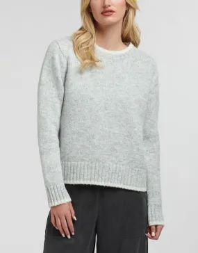 Rigby Alpaca Tweed Knit - Silver