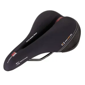 Serfas DDM-CT Dual Density Comfort Men's Saddle Steel Black