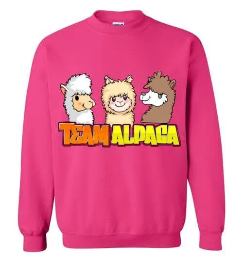 t-shirt: Team Alpaca Gildan Crewneck Sweatshirt