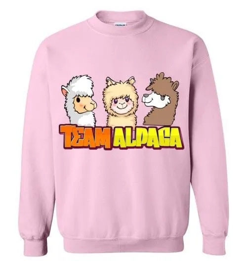 t-shirt: Team Alpaca Gildan Crewneck Sweatshirt