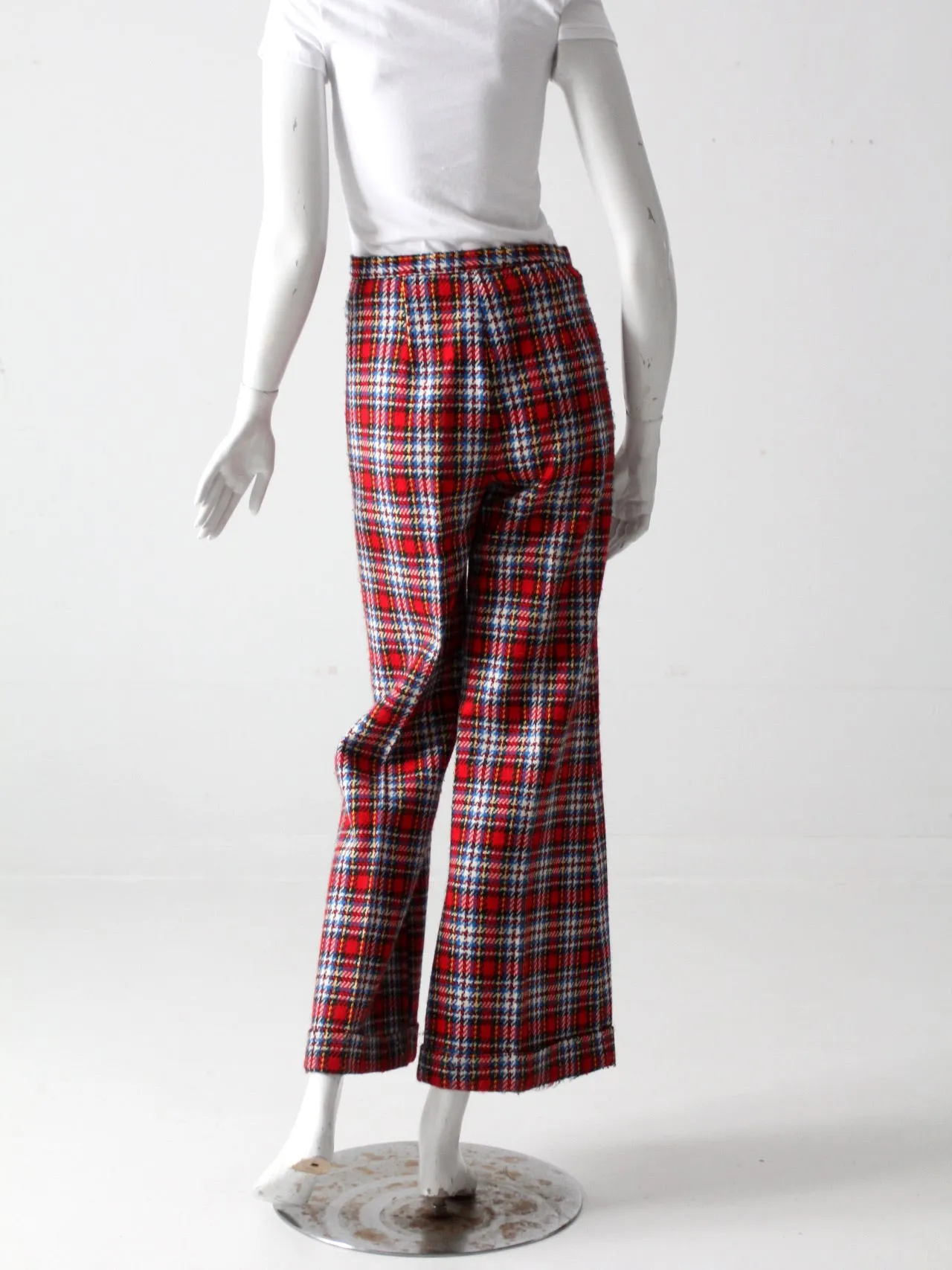 vintage 70s Bobbie Brooks plaid pants