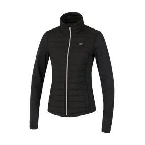 WOMEN&#x27;S JACKET WITH ZIP MIDLAYER BLACK